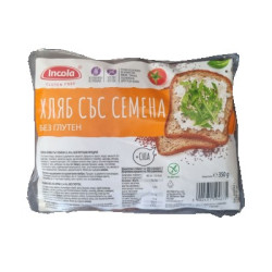Без глут.хляб със семена инкола 350гр