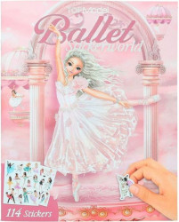 Topmodel книжка  със стикери Ballet