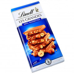 Шоколад Lindt Les Grandes Лешник Млечен 150гр
