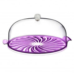 Поднос за торта с капак, пластмаса 