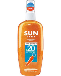 Плажно олио Sun Like блестящо SPF 20 150мл