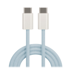 Кабел maxlife usb-c usb-c 20w 1м син