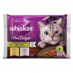 Храна Whiskas Pure Delight Tasty Микс меню 4 х 85гр