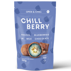 Синя боров. в мл.шоколад 150гр chillberry