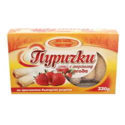 Сладки пурички с ягода Славянка 330гр