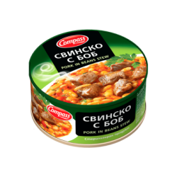 Свинско месо с боб Компас 300гр
