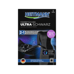 Цвет.кърпички Heitmann за черно пране 6бр