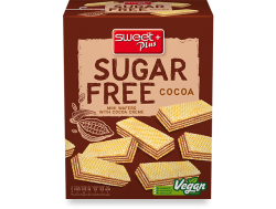 Вафли мини Sugar free с какаов крем 180гр
