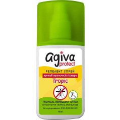 Спрей п/в комари/кърлежи Agiva Троп.75мл