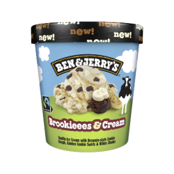 Сладолед Ben&Jerry`s ванилия и б-ти 465мл