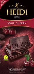 Шоколад Heidi Grand'Or  нат. с вишна 80гр