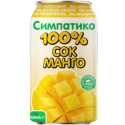 Simpatico 100% манго 330мл
