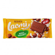 Шоколад Roshen Lacmi с цял лешник 90гр