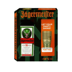 Ликьор Jagermeister 0.7л + 10 ал. шот чаши