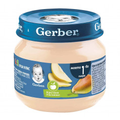 Пюре Gerber круши 80 гр.