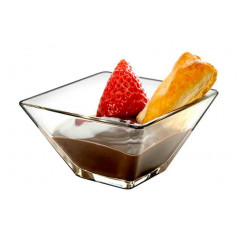 Стъклена купа MODI квадрат 25х25 cm