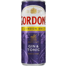 Коктейл джин Gordon`s с тоник  5% 250мл