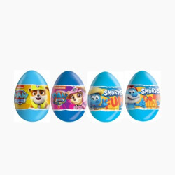 Шок.яйце пес патрул/смърфове 20гр