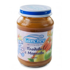Пюре Ganchev Плодове с Моркови 190гр