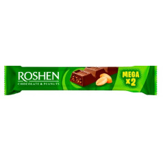 Шоколадов бар Roshen с фъстъчен пълнеж Мега 58 гр