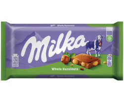 Шоколад Milka Цели Лешници 100гр