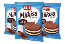 Кейк Елит Milkiss с мляко и какао 42 гр