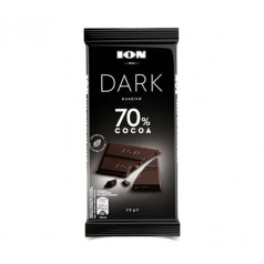 Шоколад ION Dark какао 70% 90 гр