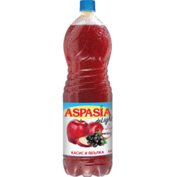 Плодова напитка Aspasia касис и ябълка 2л