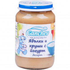 Десерт Лека Нощ Ябълки и Круши с Йогурт 190гр