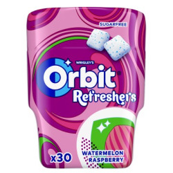 Дъвки орбит рефрешърс диня/малина 30бр