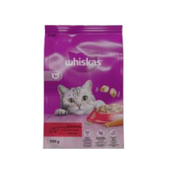 Храна Whiskas говеждо и моркови 300гр