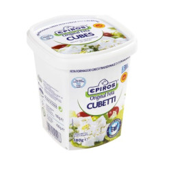 Сирене фета кубчета Optima 180гр 