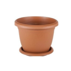 Саксия 23/22см гладка с подл.