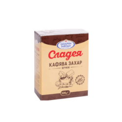 Кафява захар на бучки Сладея 500гр