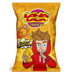 Чипс вкус сирене 50гр lava lava