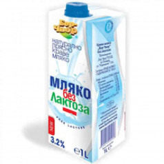 Прясно мляко Бор-Чвор без лактоза 3,2% 1л