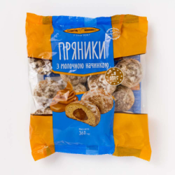 Пряники с млечен пълнеж 300гр
