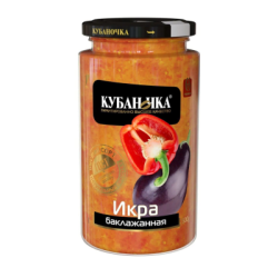 Икра от патлажан 360гр кубаночка