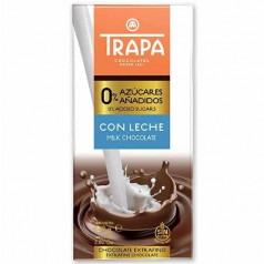 Шоколад млечен без захар Trapa 80 гр