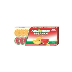 Бонбони Лимонови Резенки Диня+Пъпеш 180гр