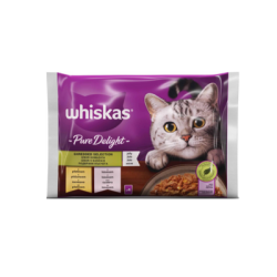 Храна Whiskas Pure Delight Микс меню4х85гр