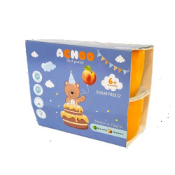 Пюре плодово ачу ябълки/праскови 400гр