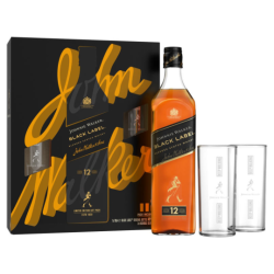 Уиски Johnnie Walker 12г. 0.7л +2 вис.чаши