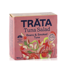 Салата trata пушена риба тон и боб 160гр