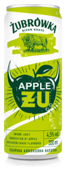 Коктейл Zubrowka apple Zu 4.5% 0.33л