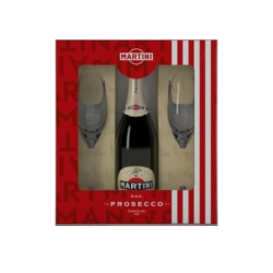 Martini Prosecco 0.75л + 2 чаши за вино