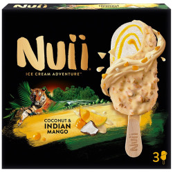 Сладолед Nuii манго 3x90мл