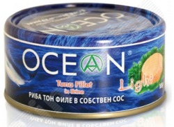 Риба тон Ocean филе в собствен сос 185 гр
