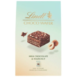 Вафлички Lindt млечен шок. и лешник 135гр