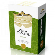 Бяло вино Villa Yambol мускат, 5 л.